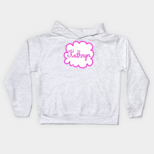 Kathryn. Female name. Kids Hoodie by grafinya